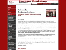 Tablet Screenshot of lexiconbookshop.co.im
